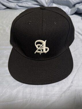 ANANKE Fate Black Snapback Hat White Embroidery New Sealed  Description